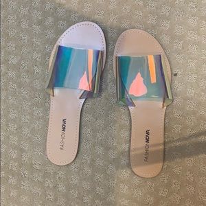 Hologram sandals